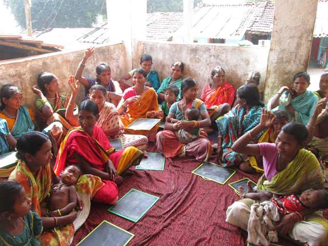 adult literacy in Residential india camp
